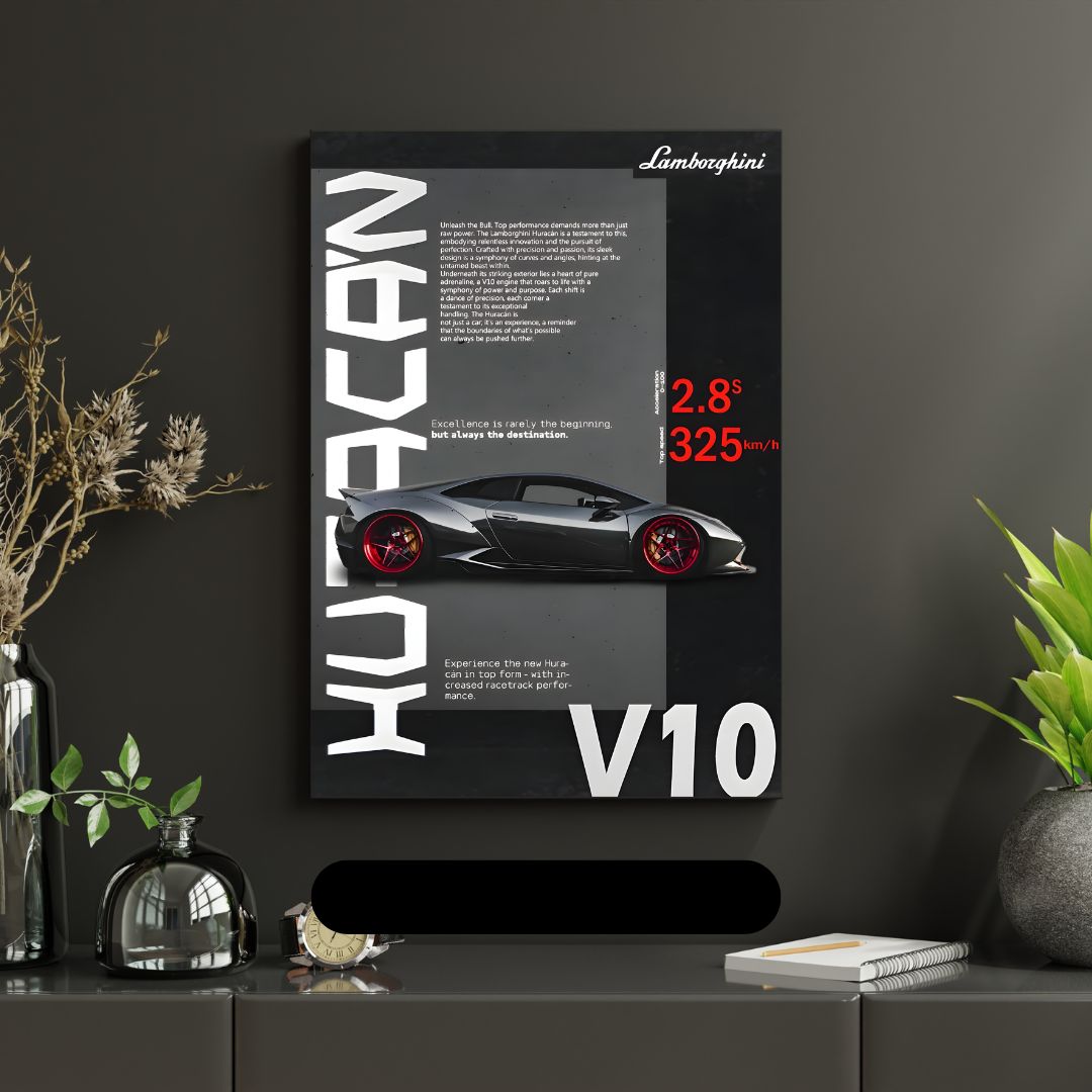 Lamborghini HURACAN |#4| - Premium Car Poster