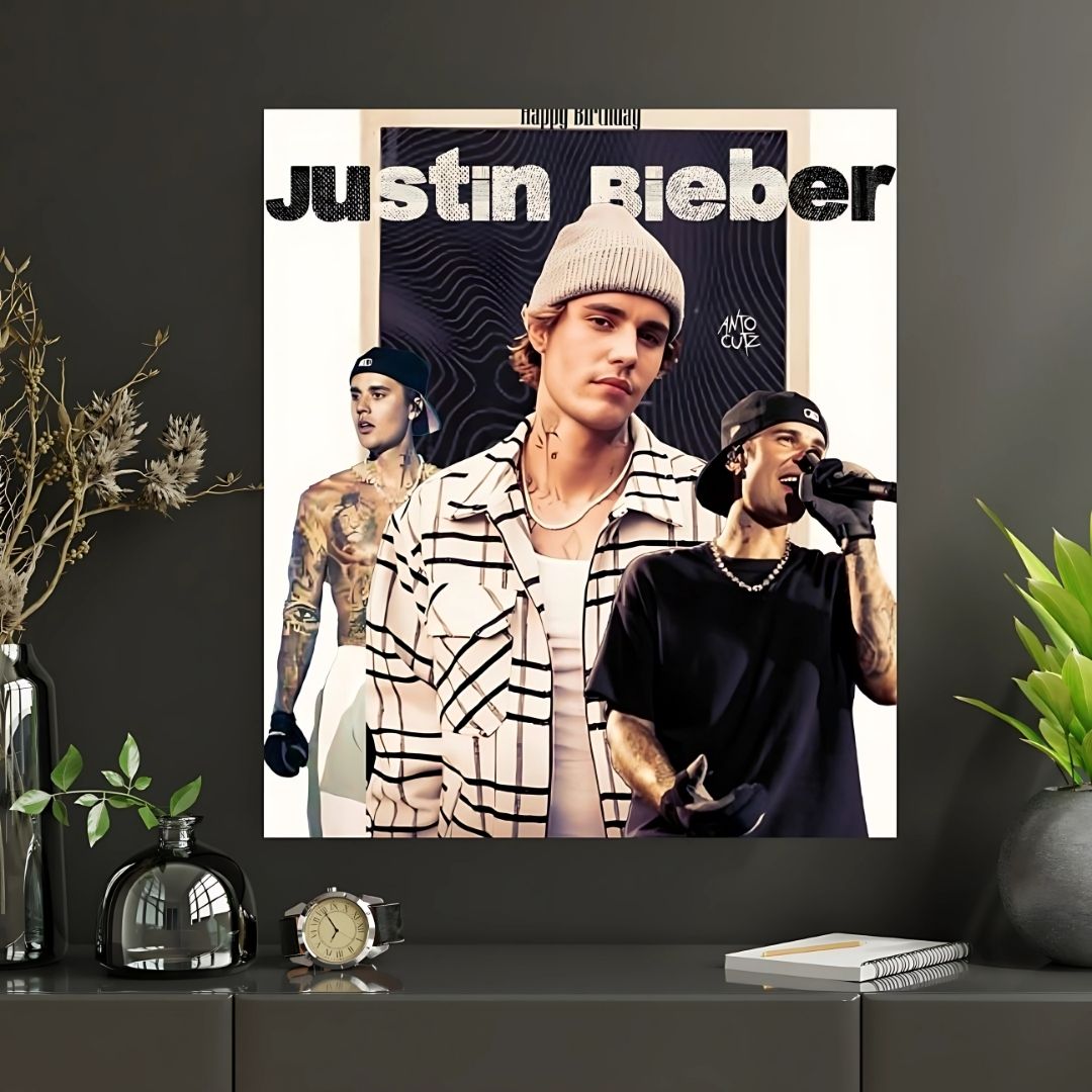 JUSTIN BIBER! |#2| Premium Music Artist poster