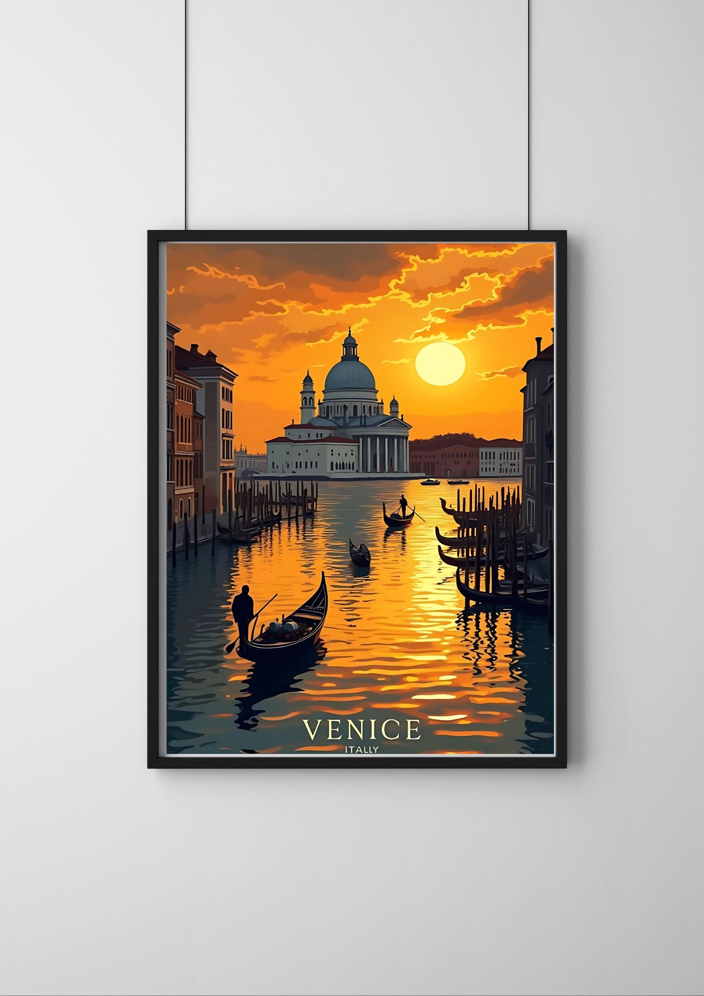 VENICE Poster |World Travel poster for Vison board