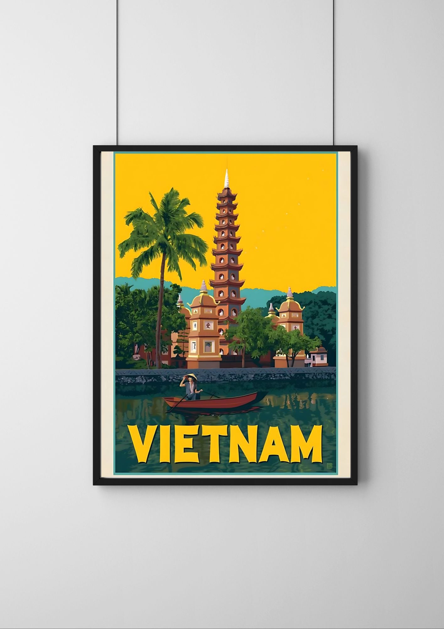 VIETNAM Poster |World Travel poster for Vison board