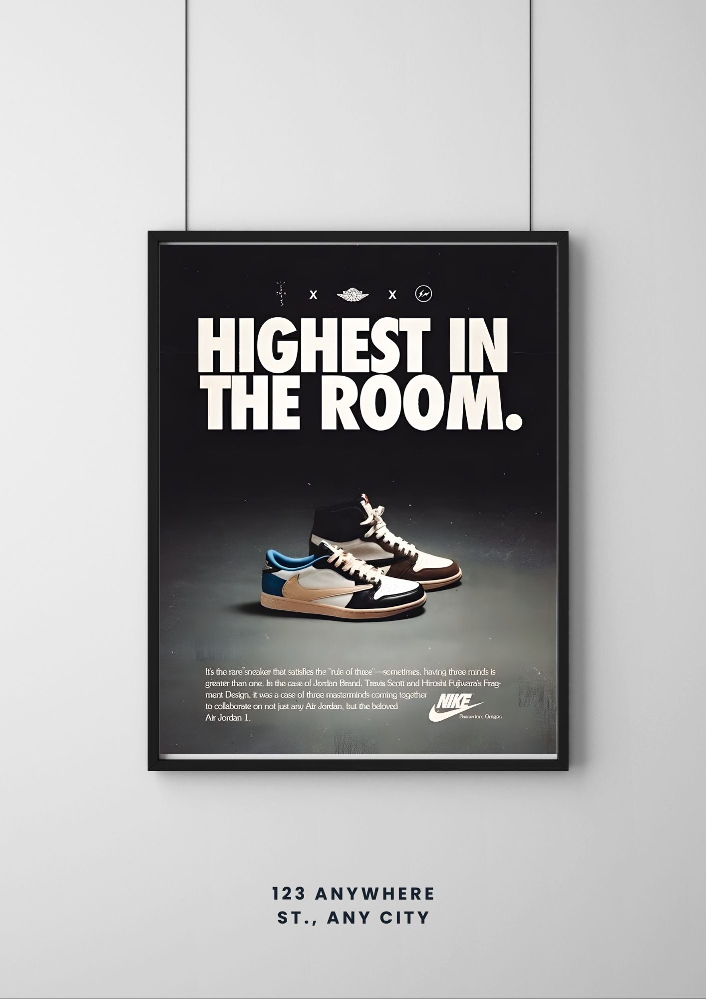 NIKE Highest in The Room |#3 | - Premium Shoe Poster