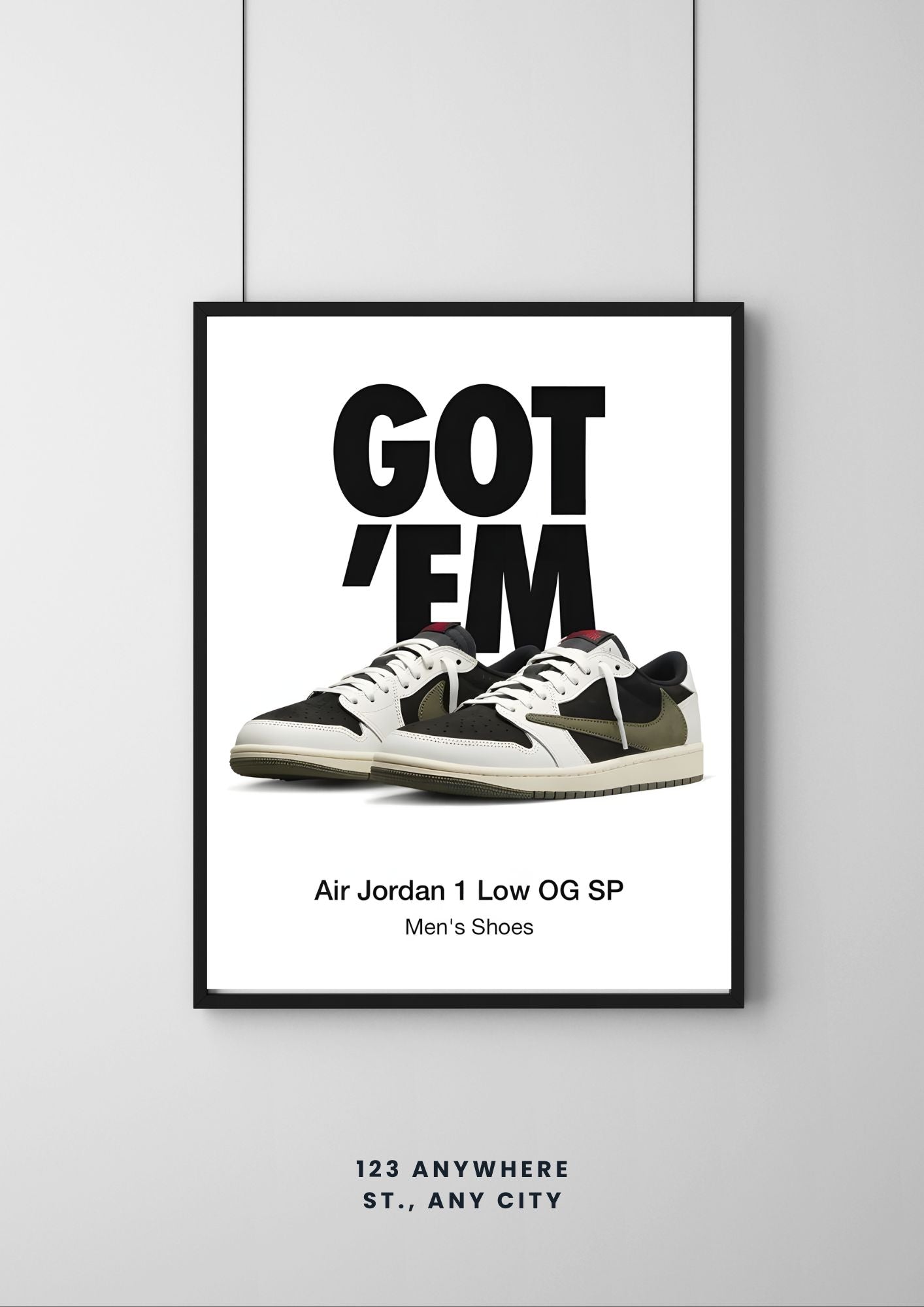NIKE Jordan 1 |#3 | - Premium Shoe Poster