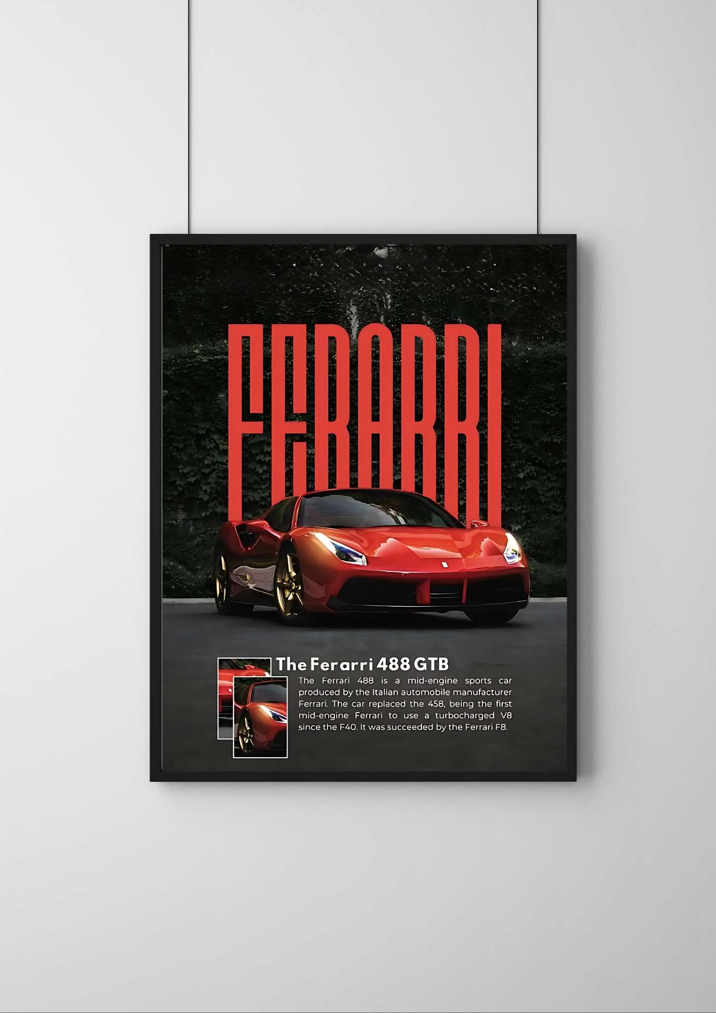 FERRARI |#4 | - Premium Car Poster