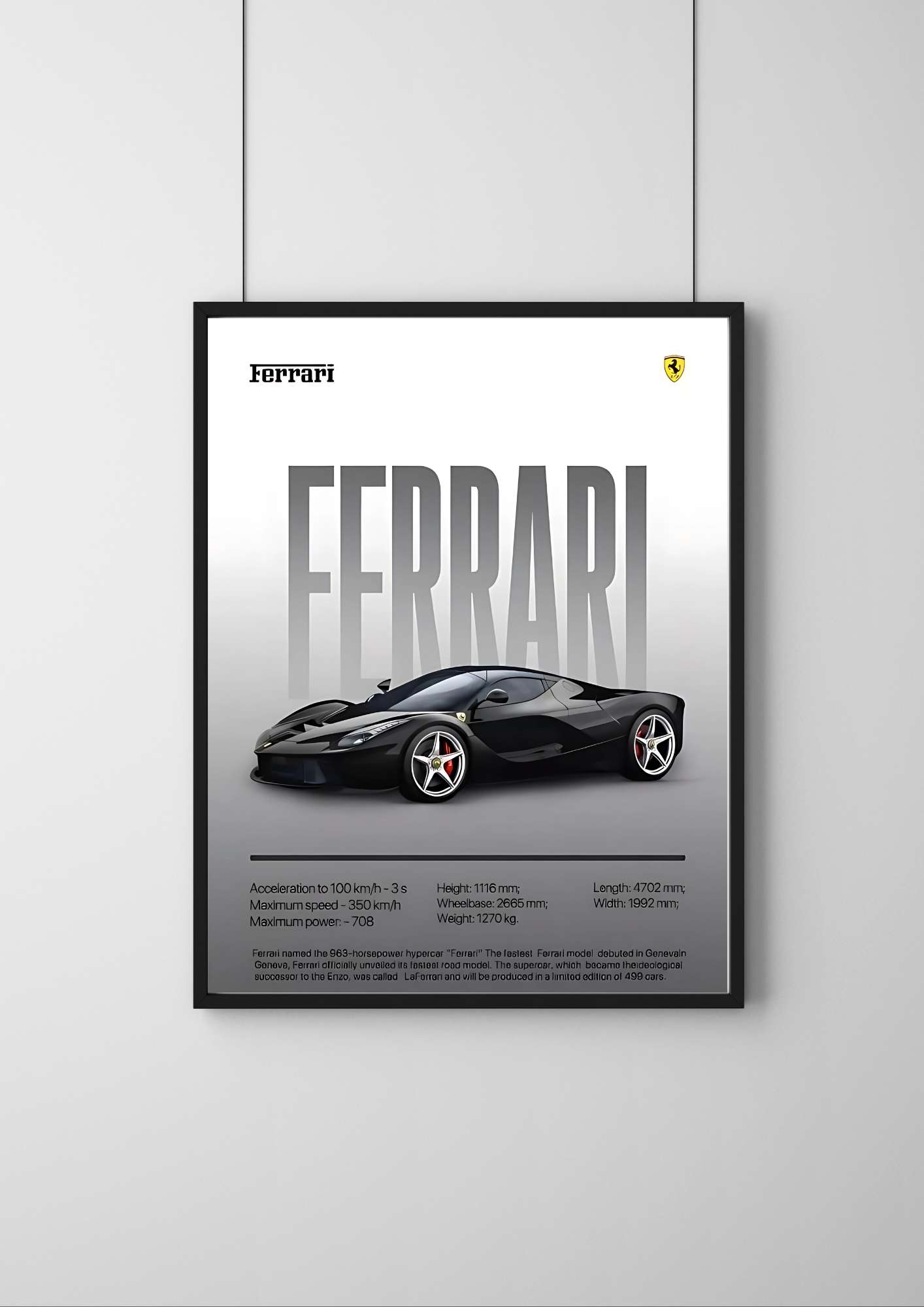 FERRARI | #2 | - Premium Car Poster