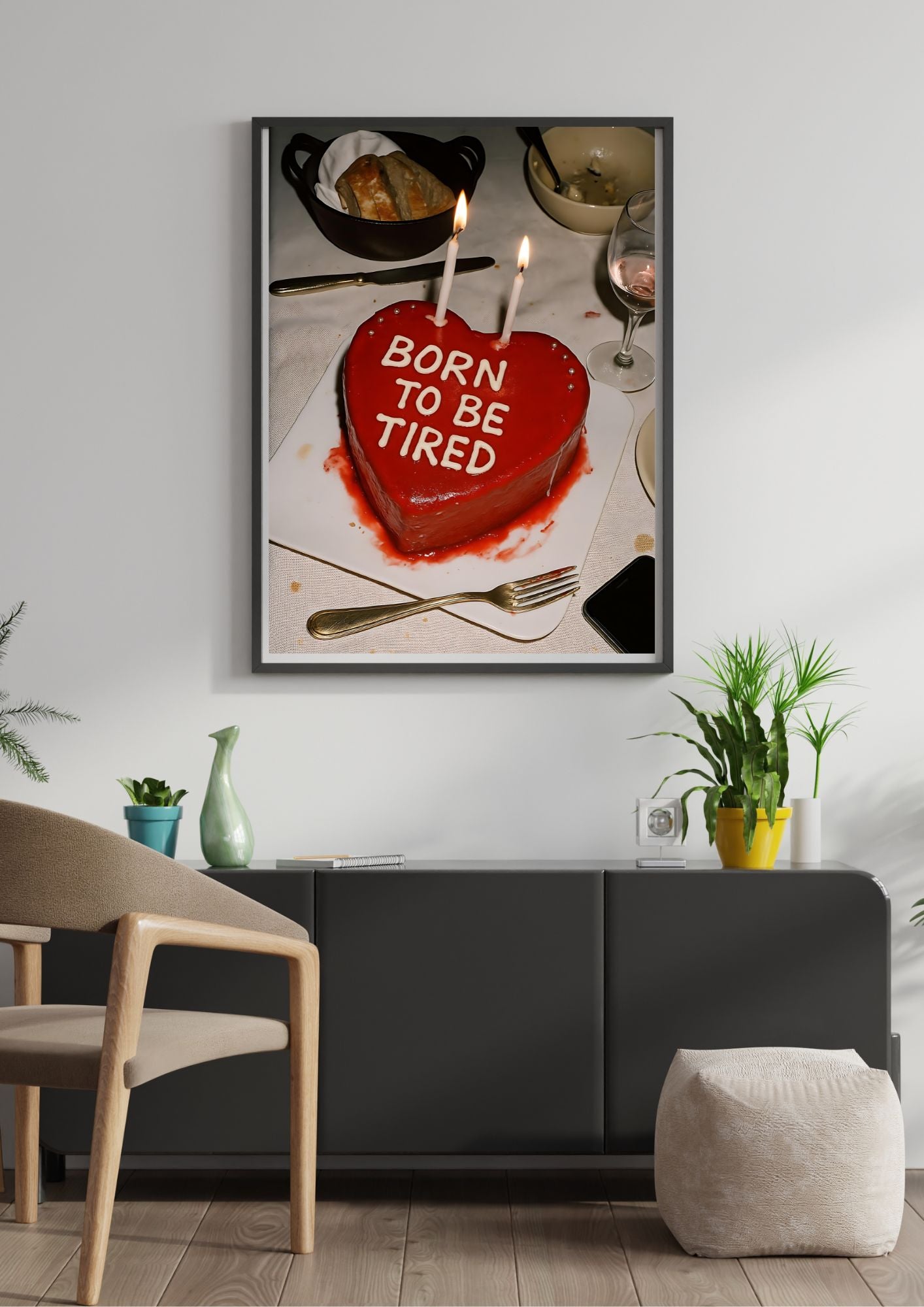 Aesthetic Poster | Premium 300 GSM Matte paper poster with liquid shine finish |
