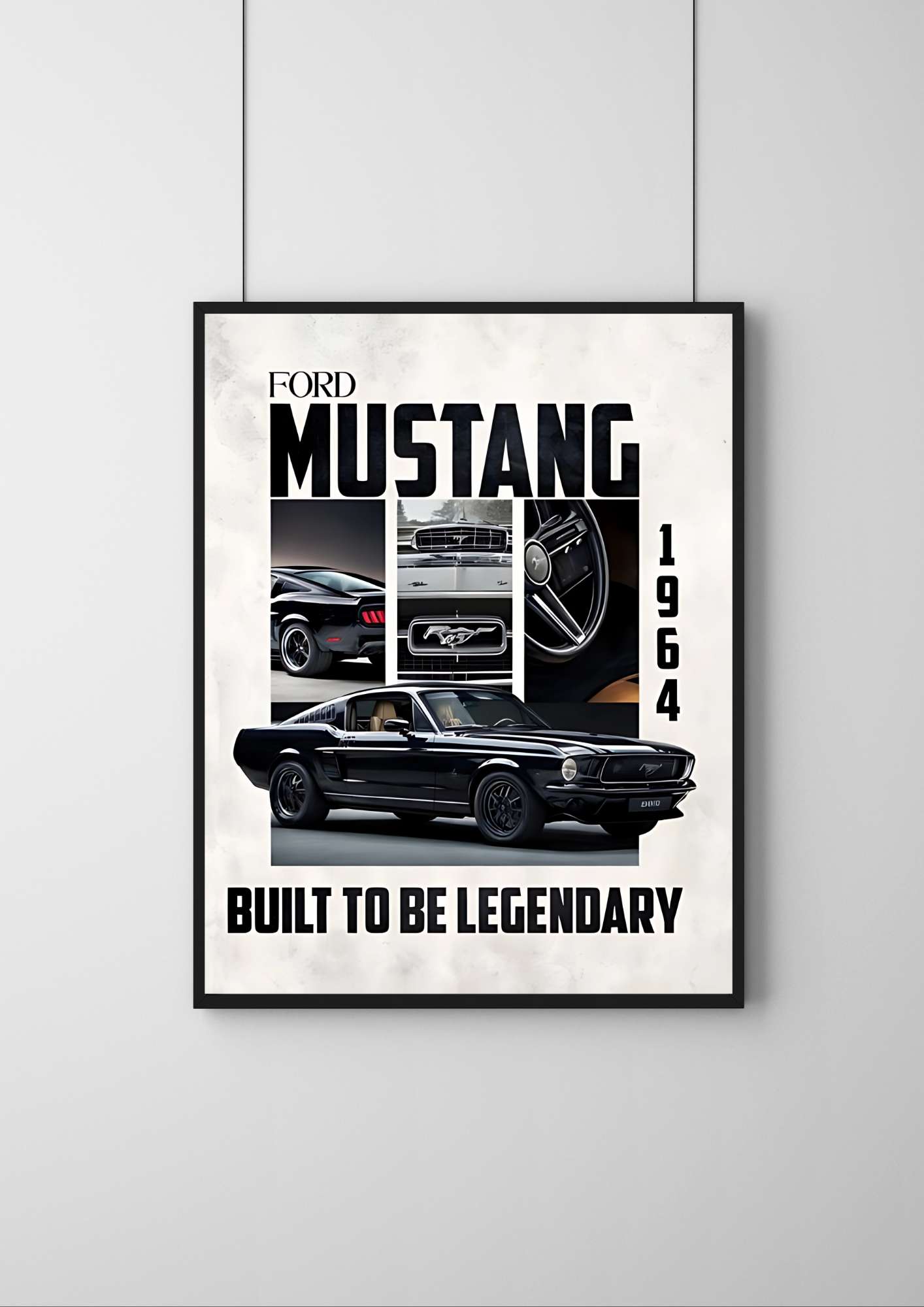 FORD Mustang |#2 | - Premium Car Poster
