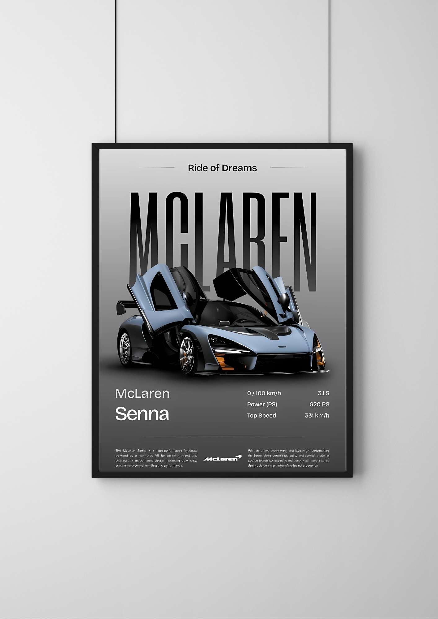 McLaren |#1 | - Premium Car Poster