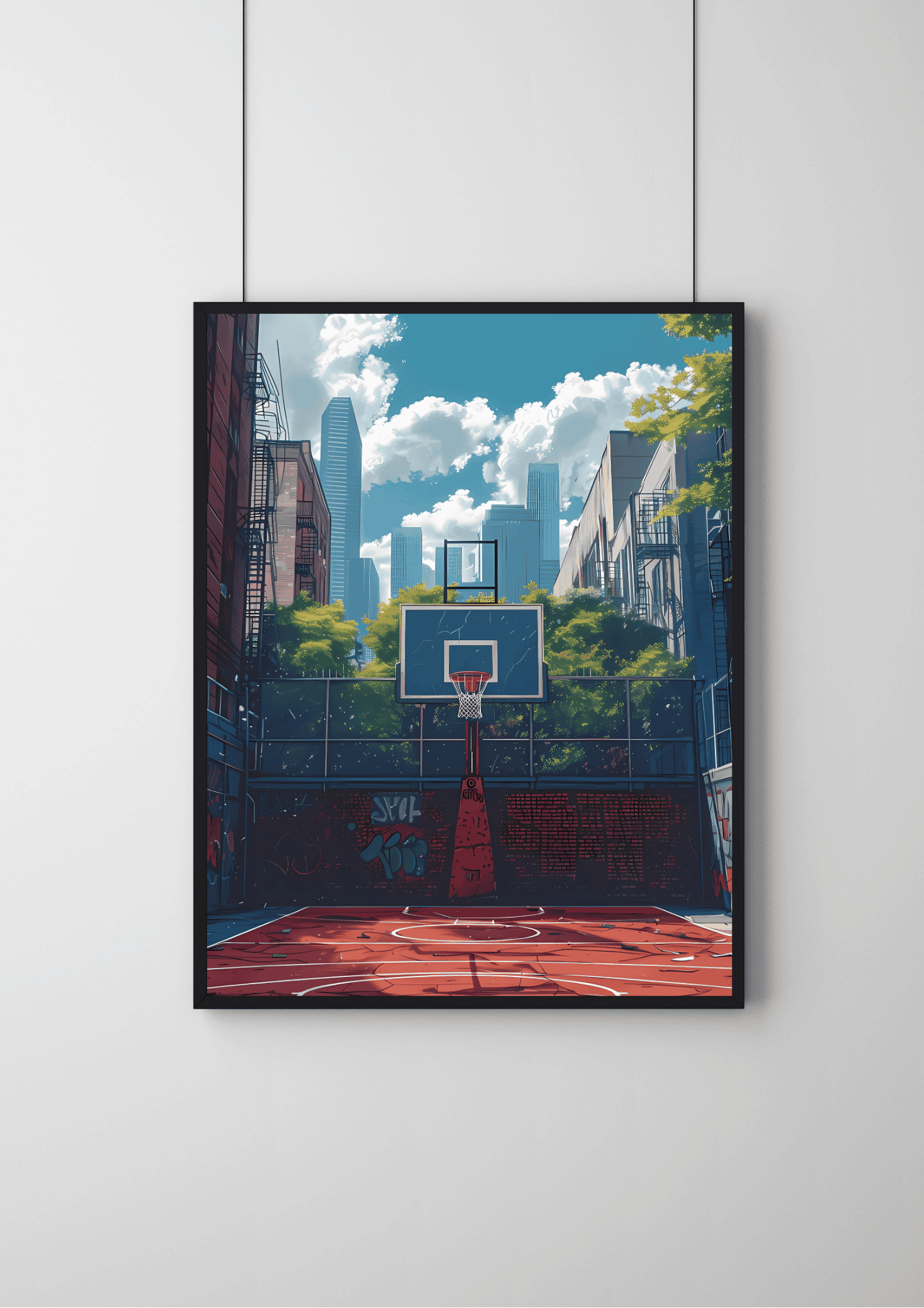 Basketball |#1 | - Premium Poster