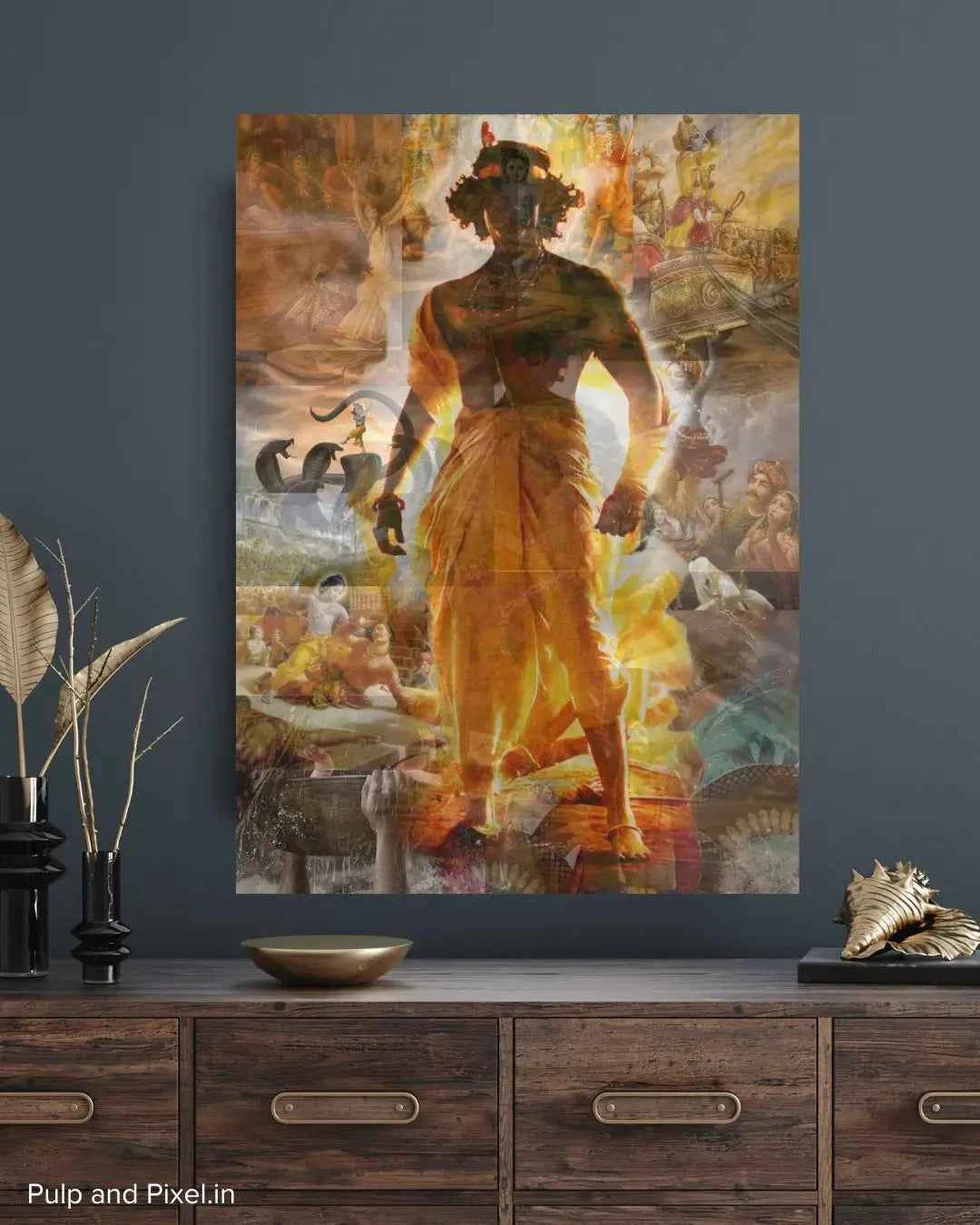 Lord Krishna| #3 | Premium Devotional Poster