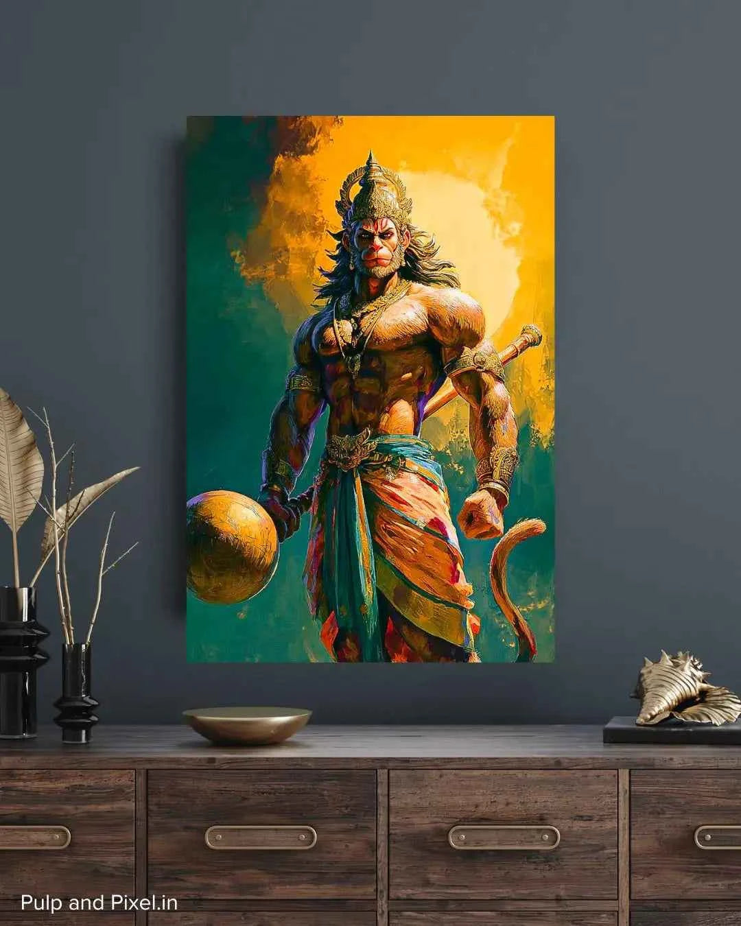 Lord Hanuman| #1 | Premium Devotional Poster