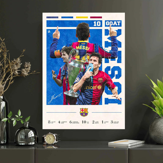 Leo Messi |#22|Football Premium Poster