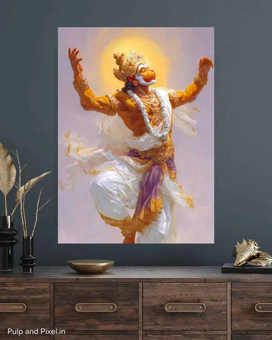 Lord Hanuman| #2 | Premium Devotional Poster