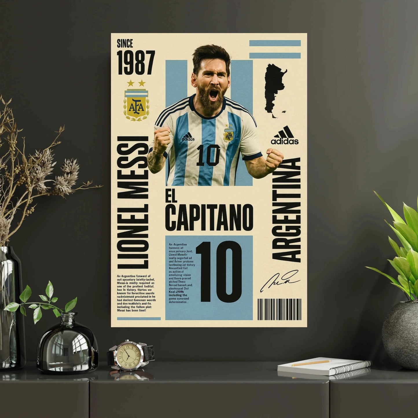 Leo Messi |#23|Football Premium Poster