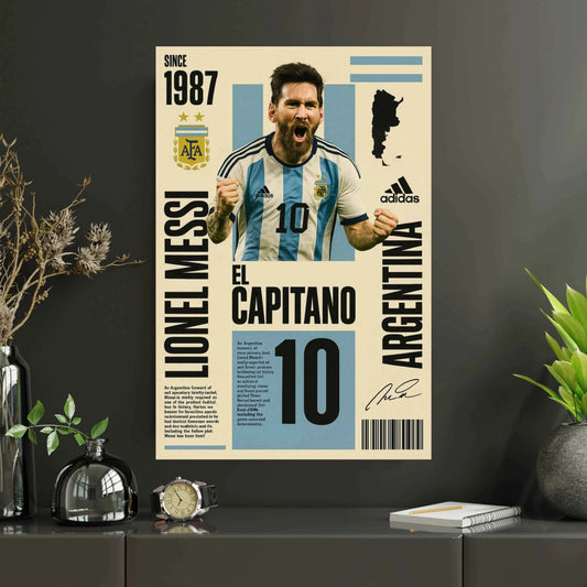 Leo Messi |#23|Football Premium Poster