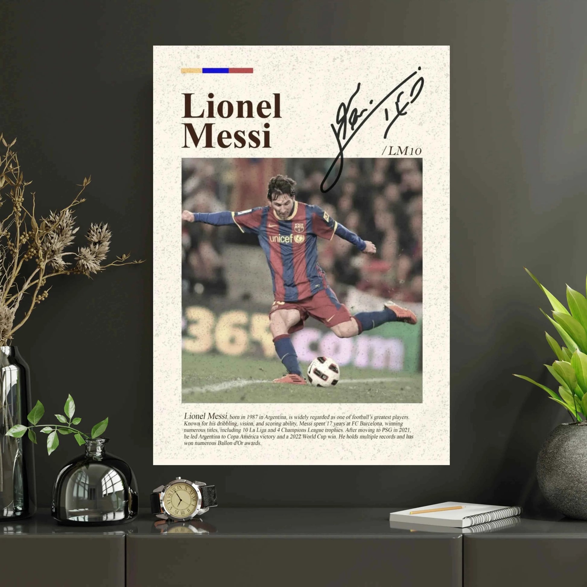 Leo Messi |#5|Premium Poster