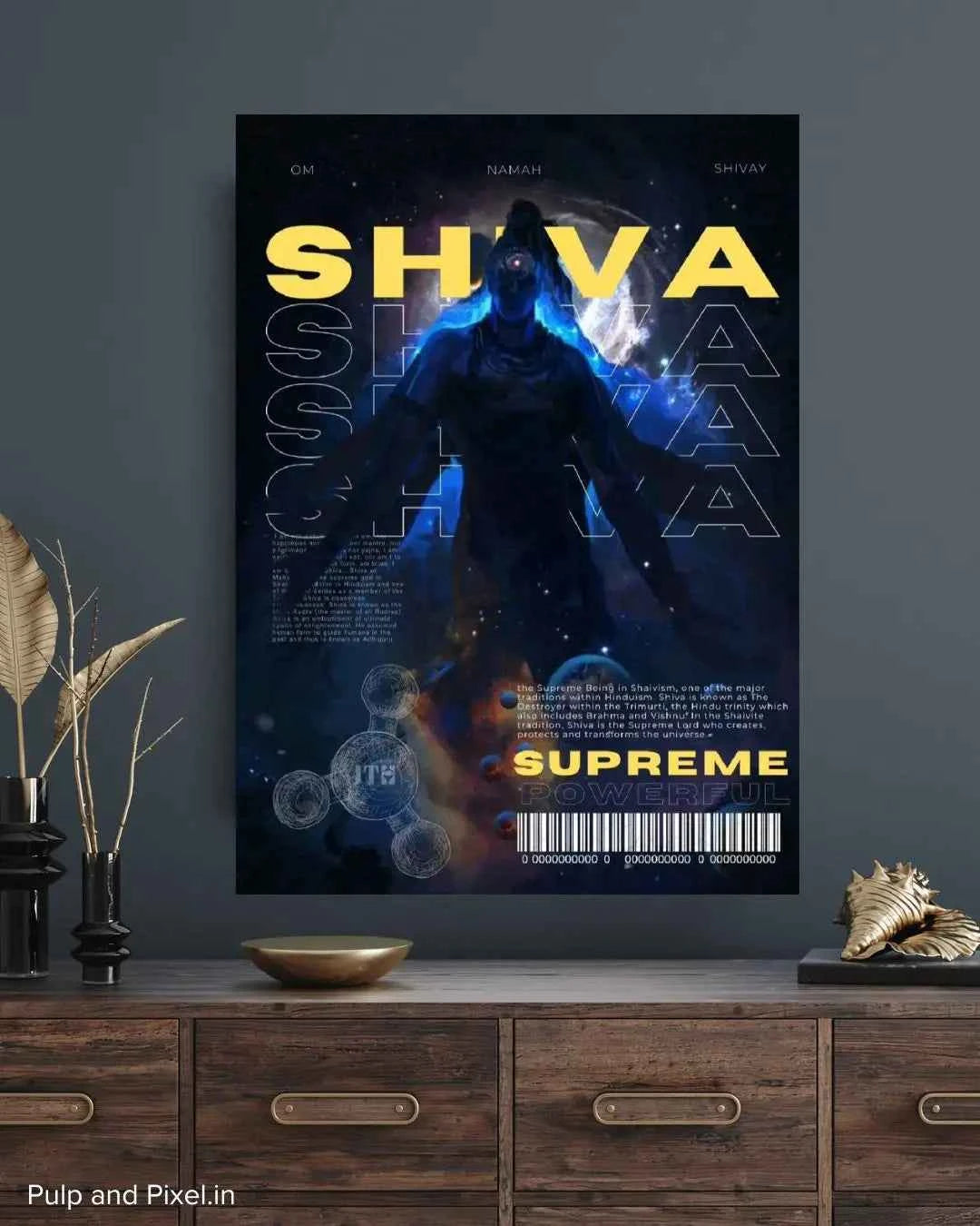 Lord Shiva| #3 | Premium Devotional Poster