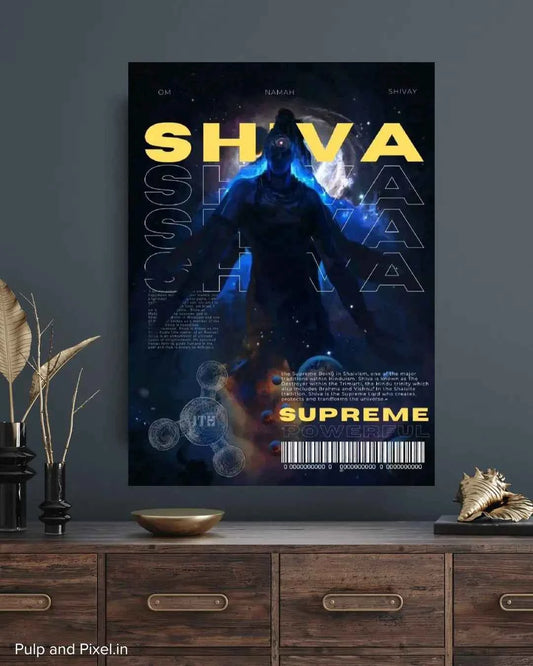 Lord Shiva| #3 | Premium Devotional Poster