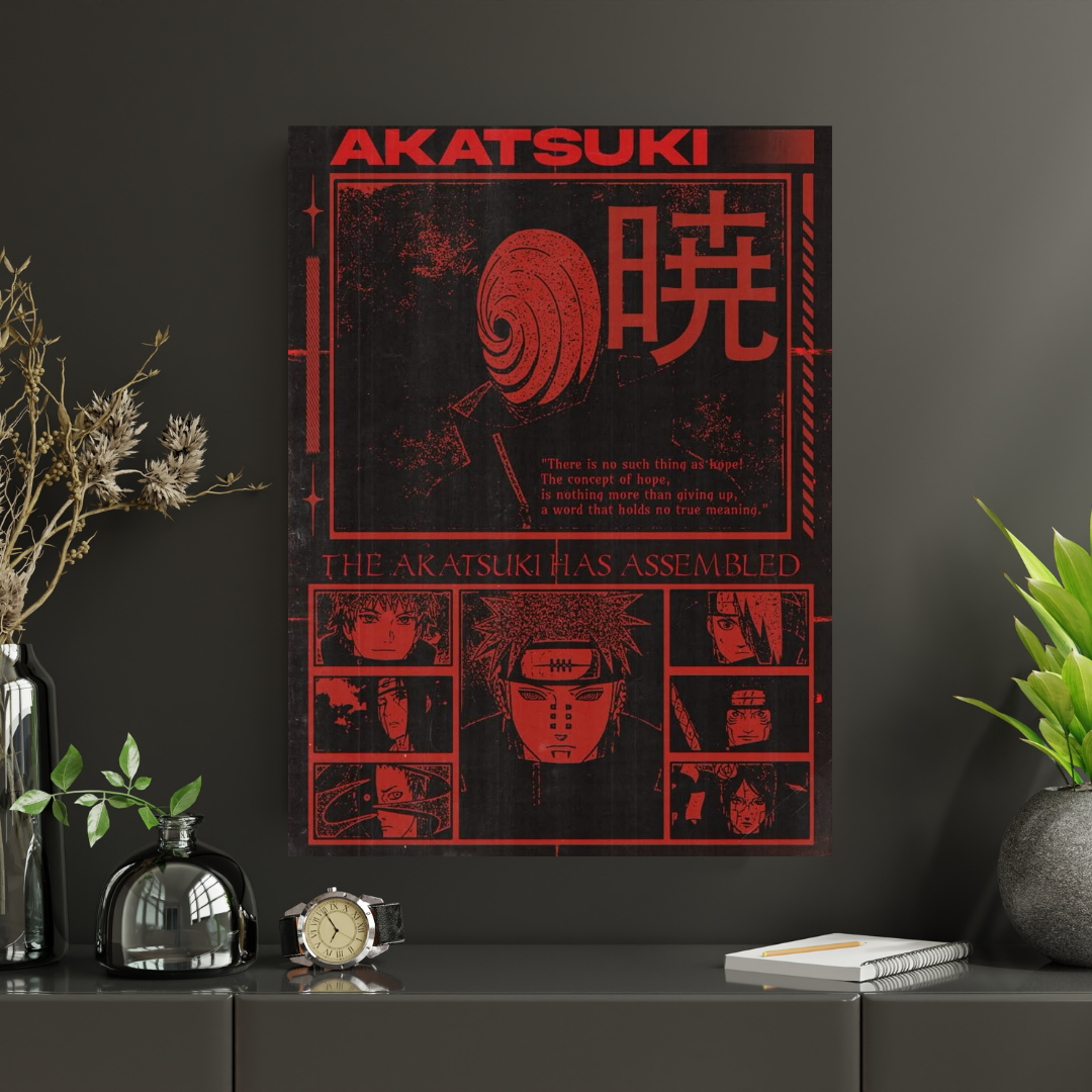 Akatsuki |Naruto #21 | Premium Anime Poster