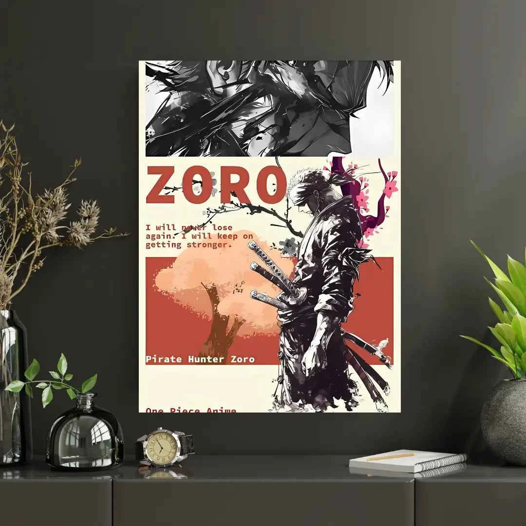 Zoro|#1| One Piece| Anime Poster
