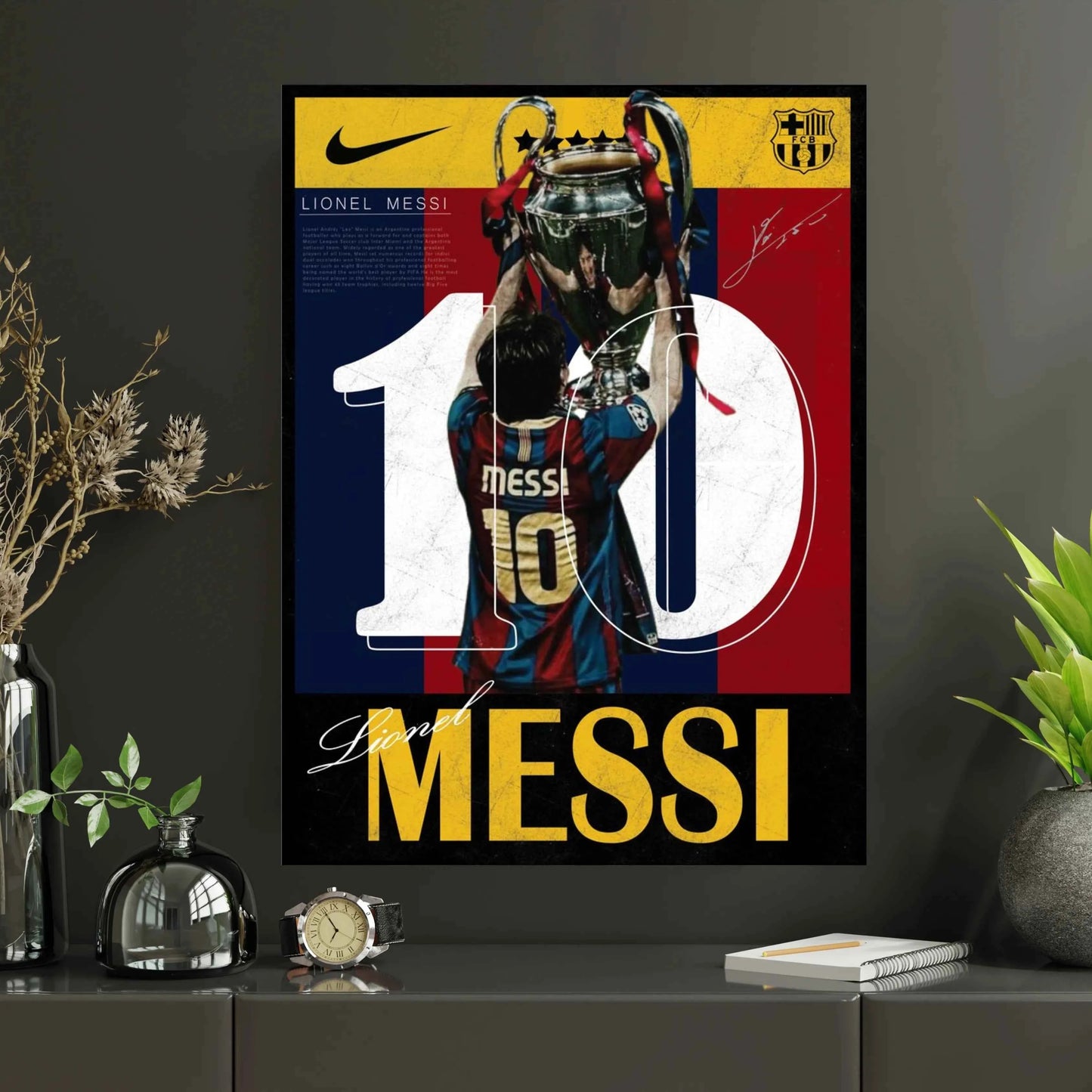 Leo Messi |#9|Football Premium Poster