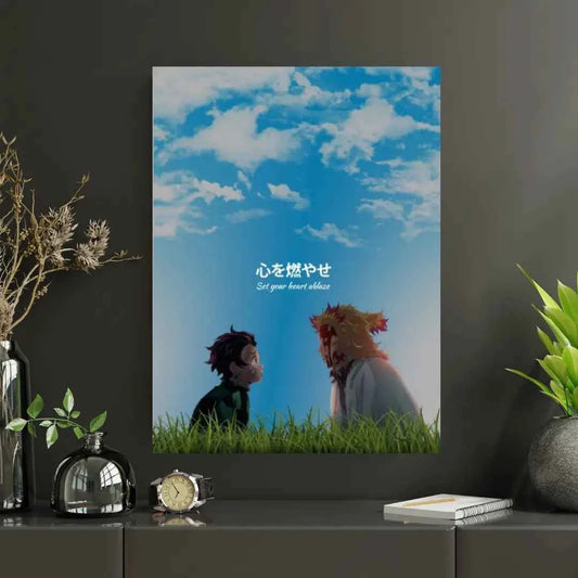Tanjirou X Rengoku|#1|Demon Slayer Anime Poster