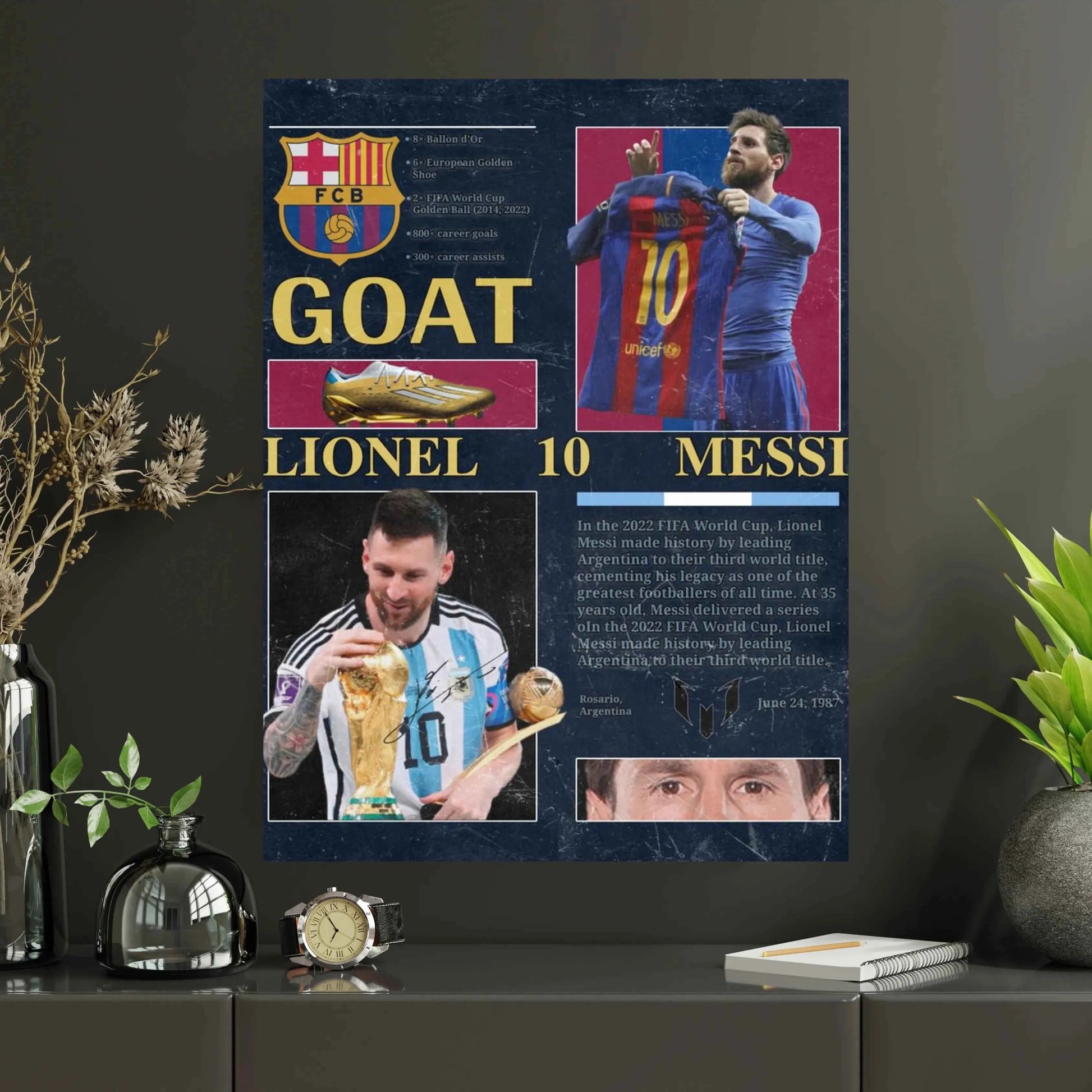 Leo Messi |#6|Premium Poster