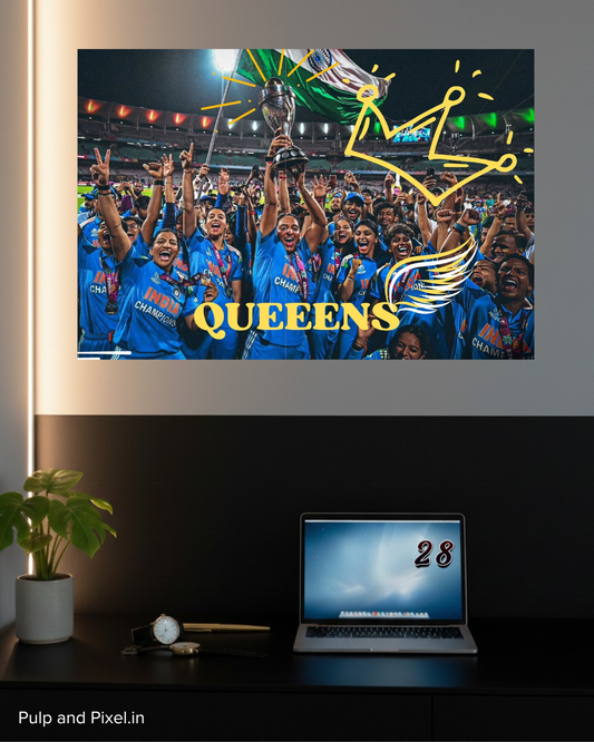 Indian women's cricket team world cup champions posters |#9 |