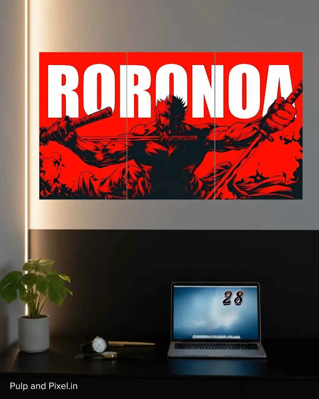 One Piece - Zoro Split Poster #2