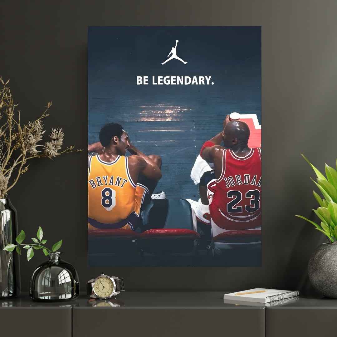 Kobe X Jordan|#1| Premium Basketball poster