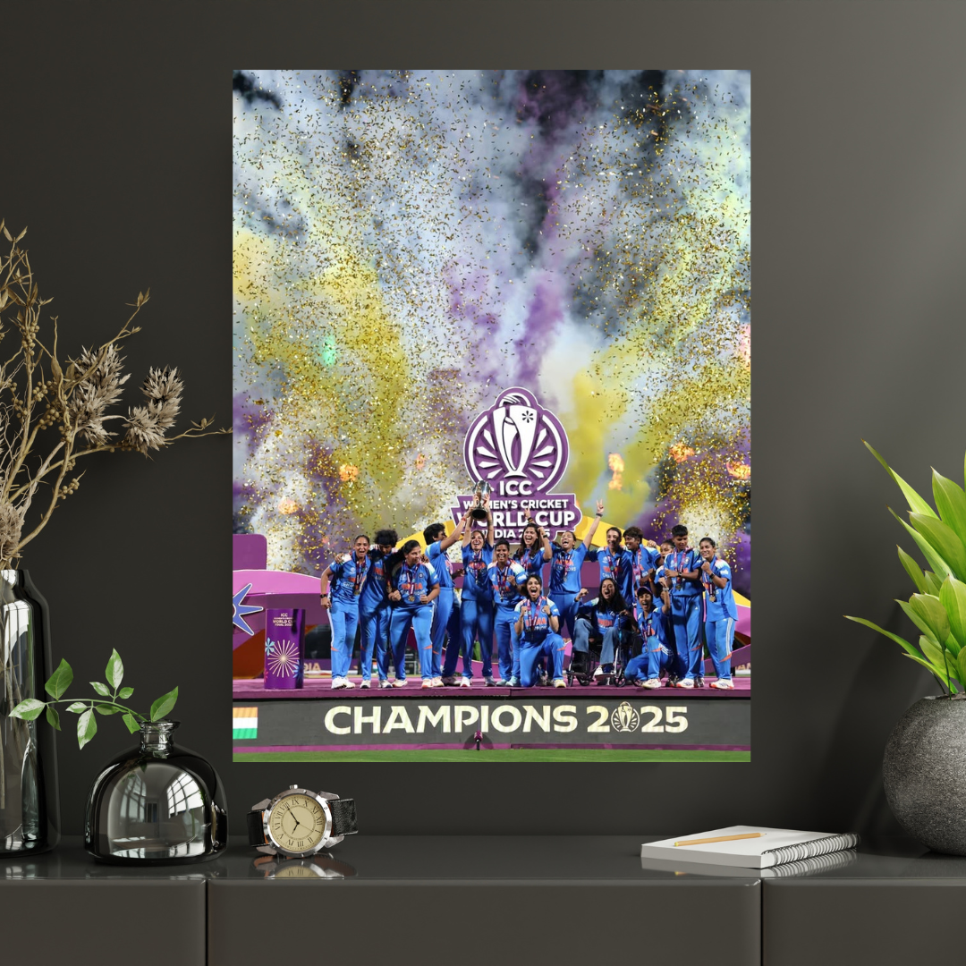 Indian women's cricket team World Cup winning Poster |#5|