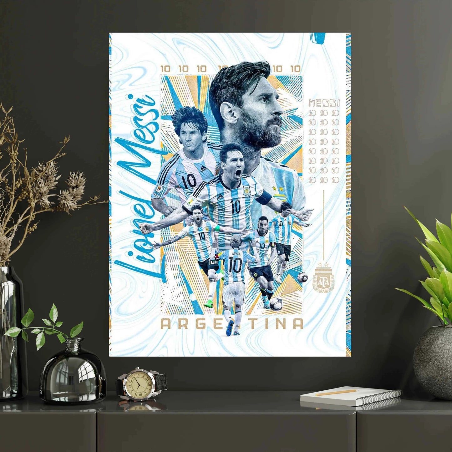 Leo Messi |#13|Football Premium Poster