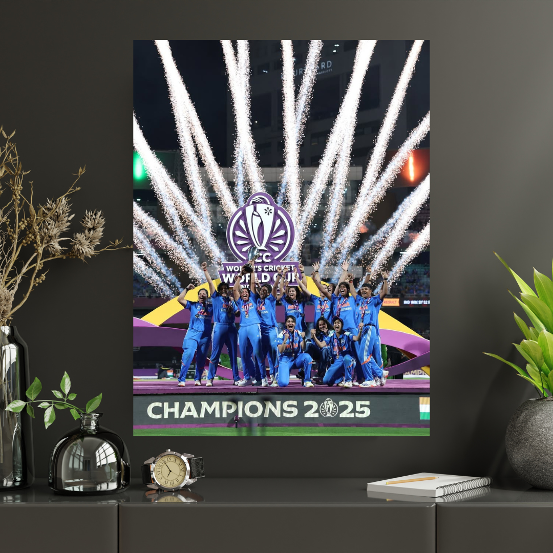 Indian women's cricket team World Cup winning Poster |#7 |