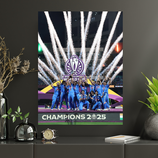 Indian women's cricket team World Cup winning Poster |#7 |
