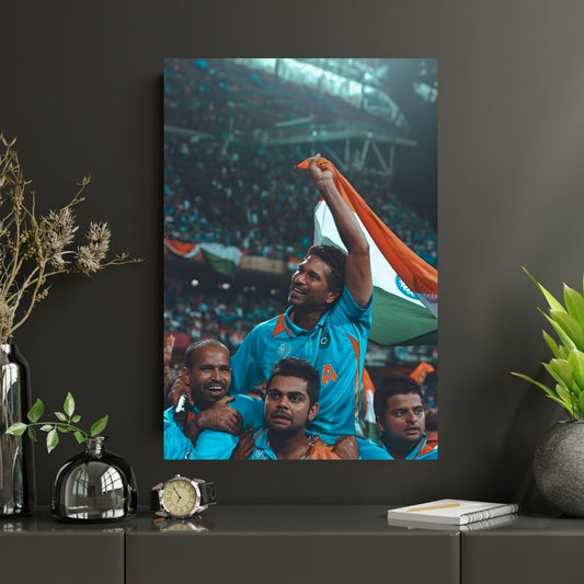 2011 World Cup Final  | Premium Poster | #1 | Cricket Legend poster