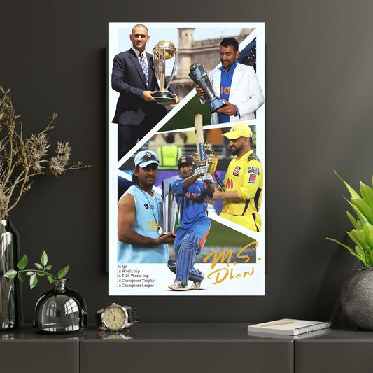 CAPTAIN COOL  | Premium Poster | #1 | Cricket Legend poster