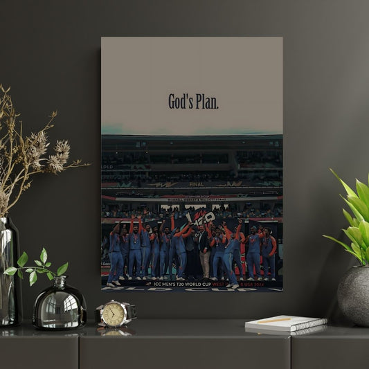 God’s Plan T20 World cup | Premium Poster | #1 | Cricket Legend poster