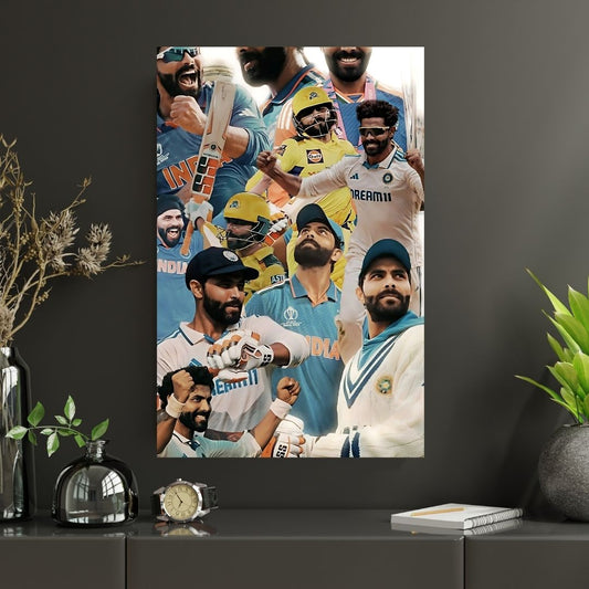 SIR RAVINDRA JADEJA | Premium Poster | #1 | Cricket Legend poster