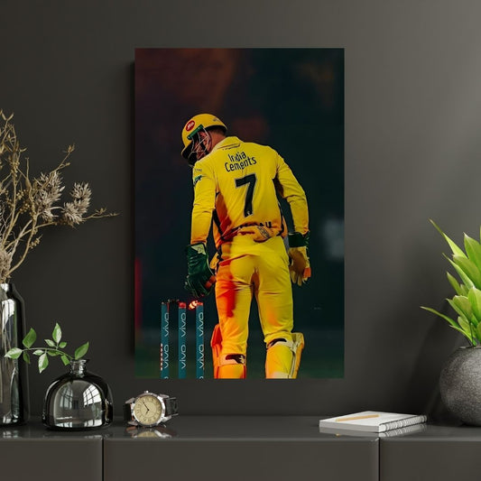 DHONI 7  | Premium Poster | #1 | Cricket Legend poster