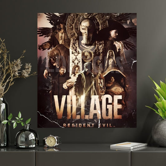 Village Recident Evil |#1|Premium Gaming Poster