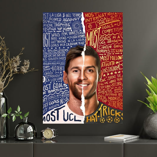 MESSIxRONALDO |#1|Premium Poster