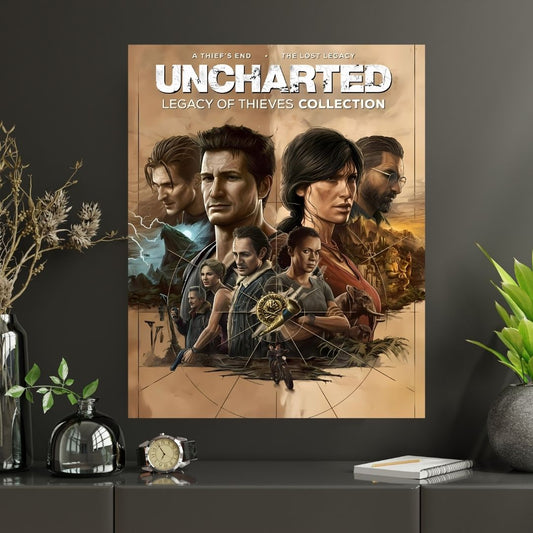 UNCHARTED |#2|Premium Gaming Poster