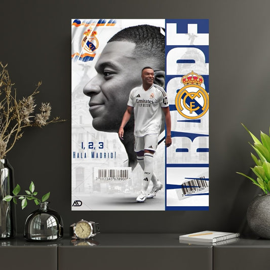 Real Madrid-themed design |#1|Premium Poster