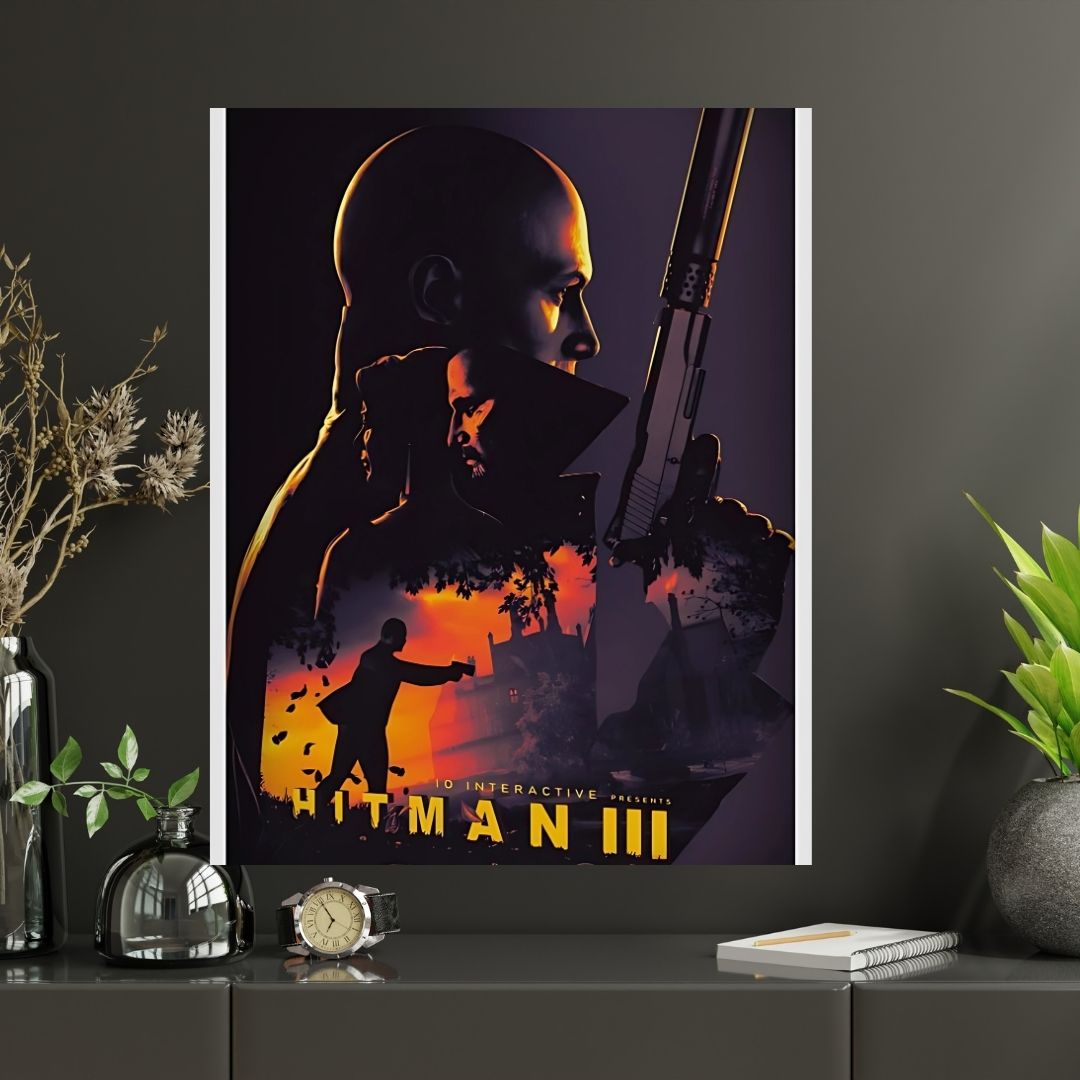 HITMAN 3 |#1|Premium Gaming Poster