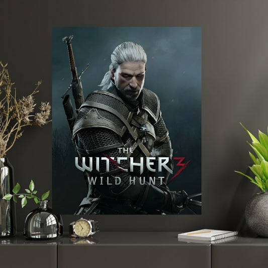 The Witcher Wildhunt |#3|Premium Gaming Poster