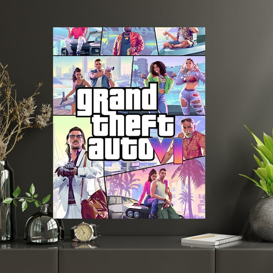 Grand Theft Auto 5 |#1|Premium Gaming Poster