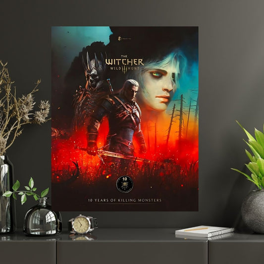 The Witcher Wildhunt |#1|Premium Gaming Poster