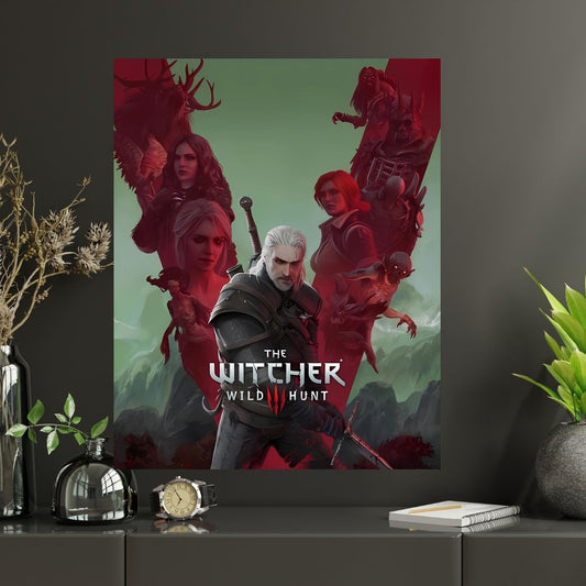 The Witcher Wildhunt |#2|Premium Gaming Poster