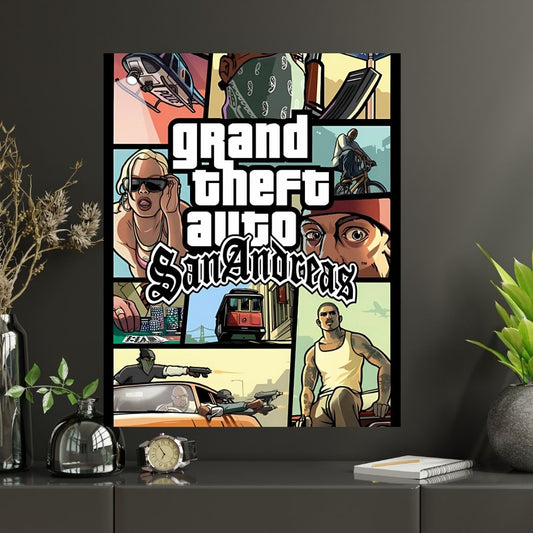 GTA SANANDREAS |#1|Premium Gaming Poster