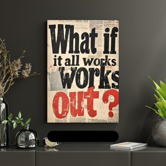 What if it all workouts!| Premium Aesthetic poster