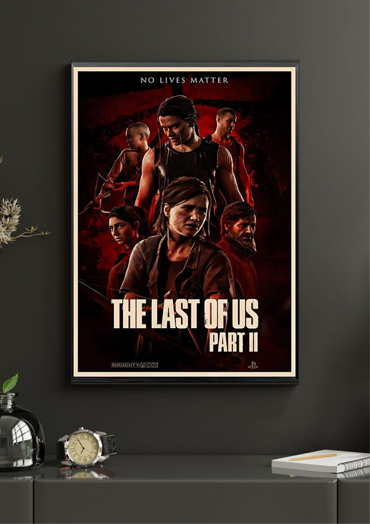 THE LAST OF US Part2|#3|Premium Gaming Poster